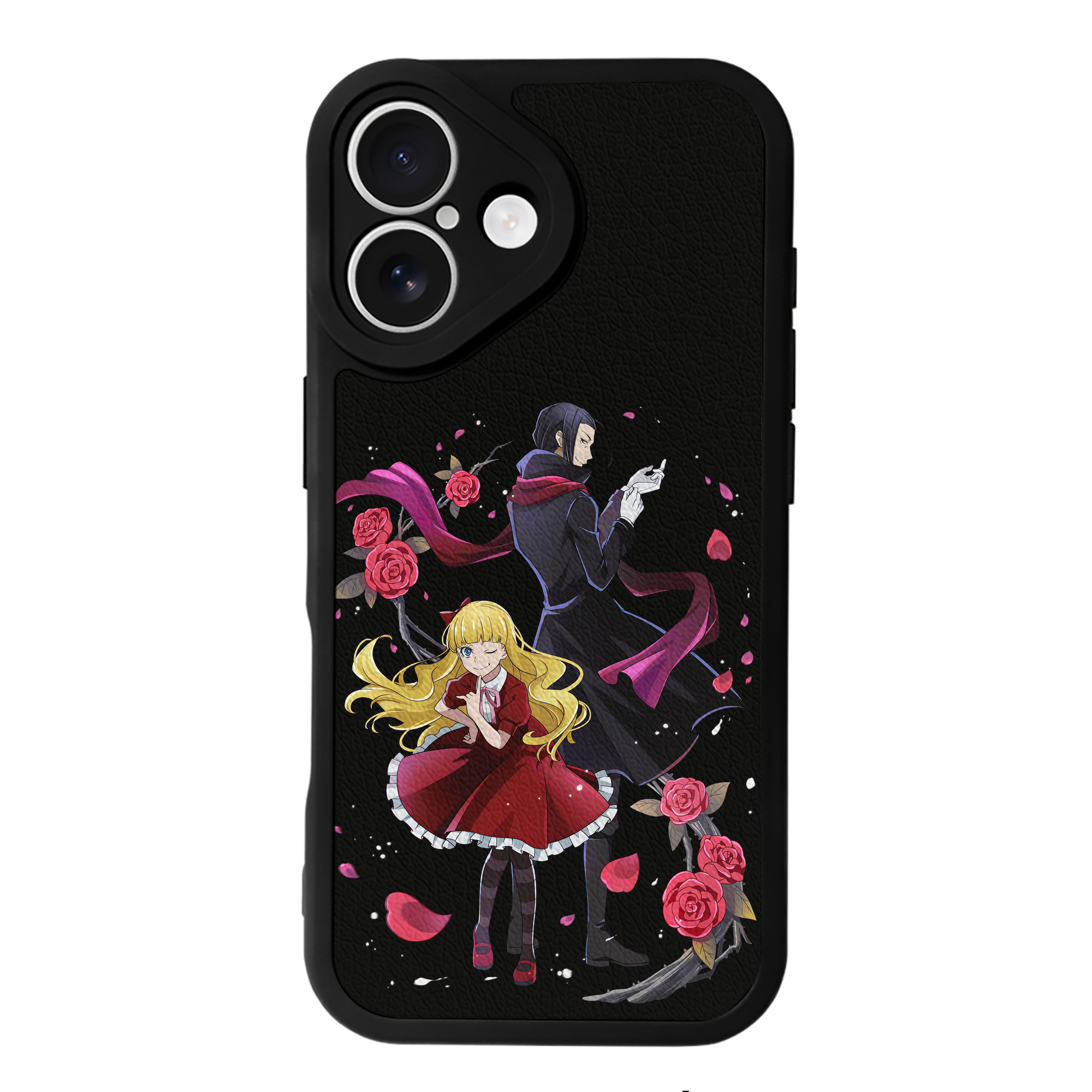（画像用） 文豪ストレイドッグス Bungo Stray Dogs 【iPhone 16シリーズ対応】シリコンスマホケース（レザー調） 材質：シリコン